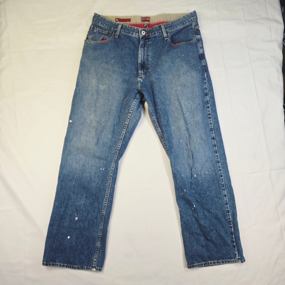 Tommy Hilfiger Freedom Jeans Men's 36 x 30 Blue Premium Vintage Denim Straight